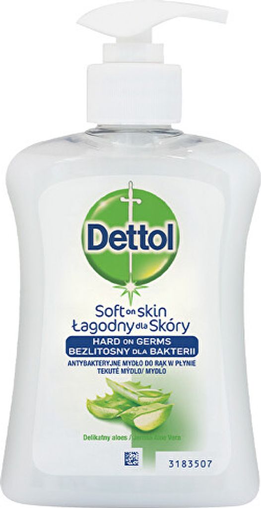 Dettol antibakterielle Flü ssigseife mit Aloe Vera und Vitamin E 250 ml