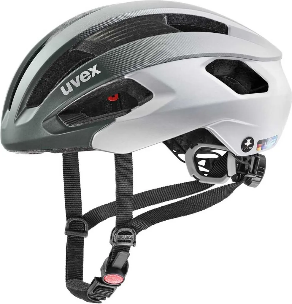 Casque Uvex Rise CC vert mat 52-56 cm : système Tocsen et double Inmould