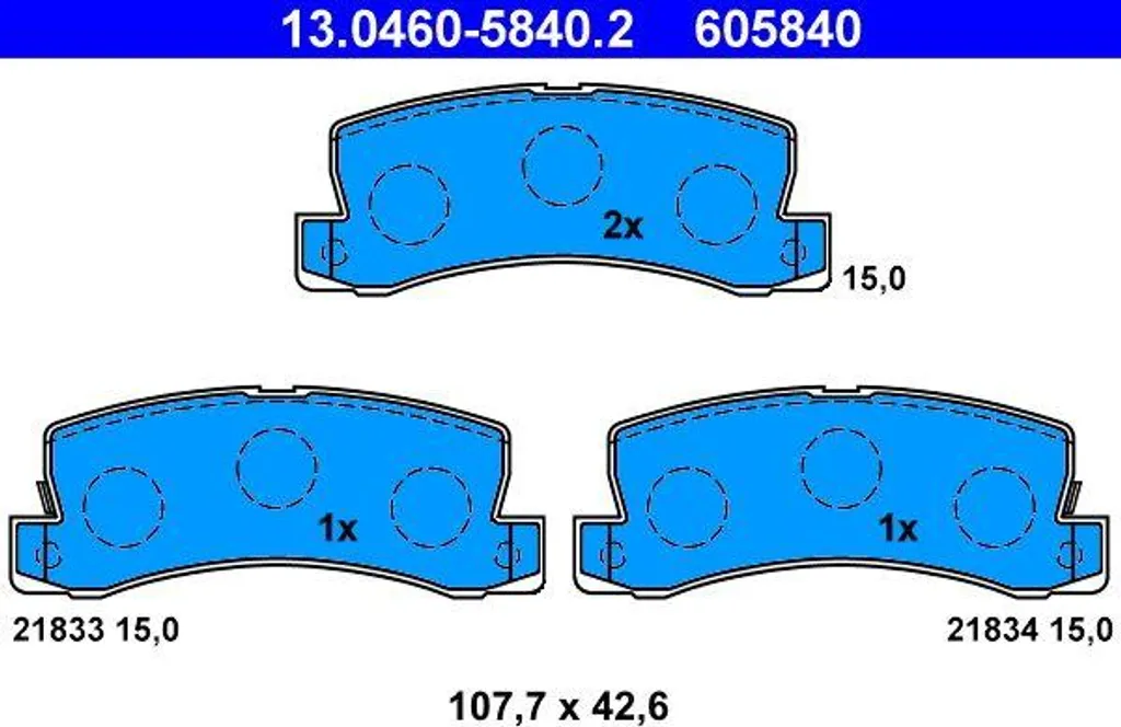 Plaquettes de Frein pour Conduite Sécurisée sur Toyota Camry et Lexus