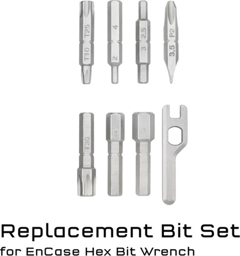 Wolf Tooth EnCase System Sechskant-Ersatzbitset für Hex Bit Wrench Multitool