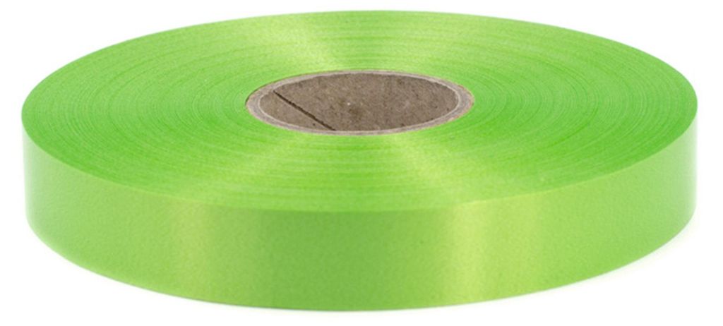 Geschenkband Ringelband 19mm x 100m Rolle Lindgrün / Maigrün