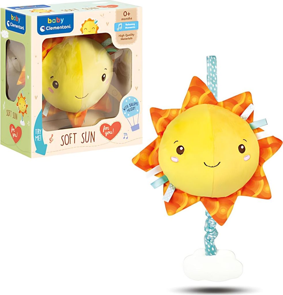 Clementoni Soleil musical en peluche Image du produit 