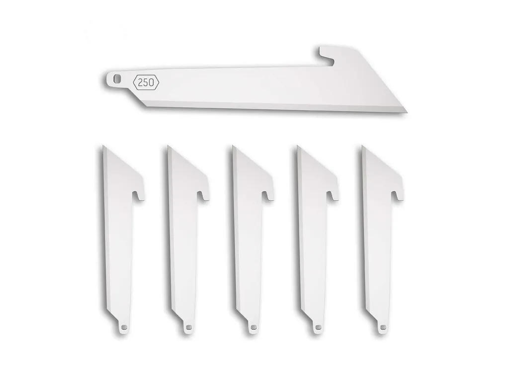 Lame de rechange anti-usure 2.5" pour couteau émoussé 6pcs