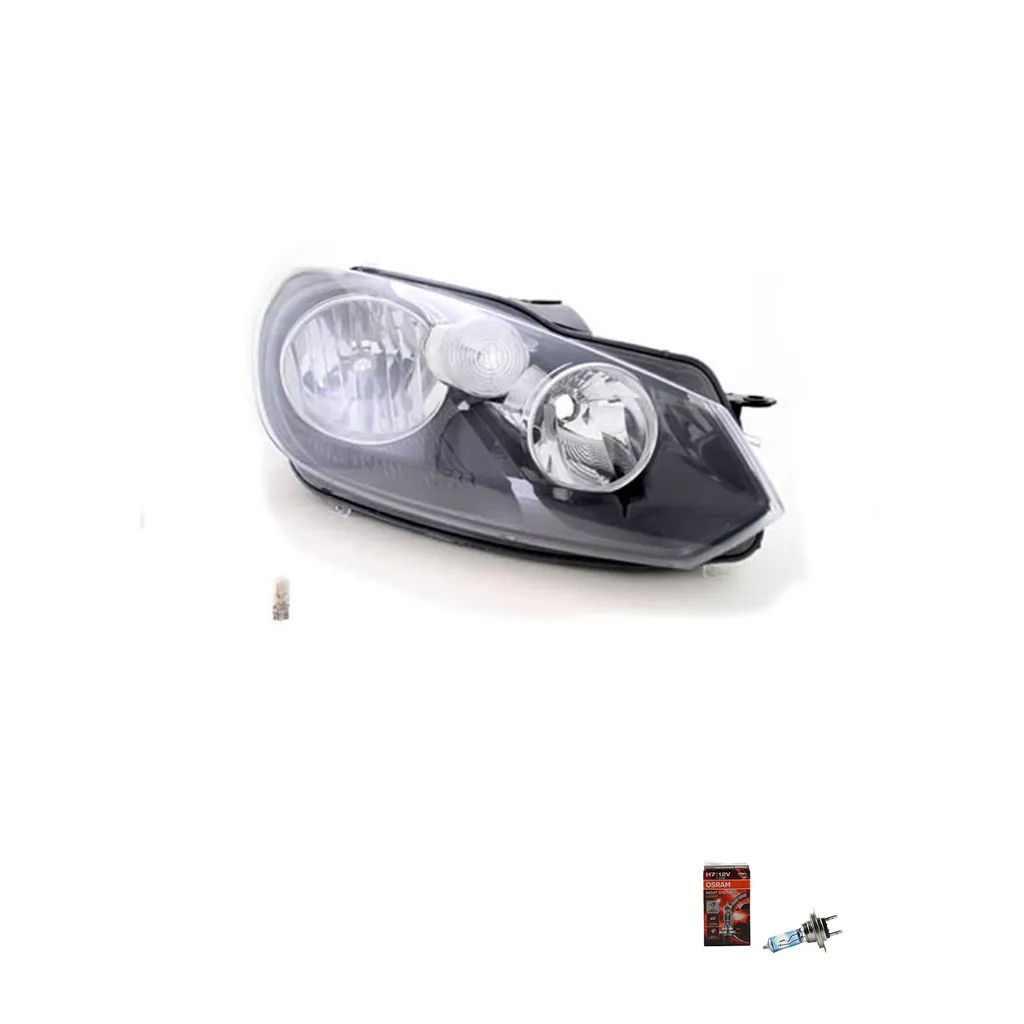 Ricambio Faro Destro VW Golf 6 Johns 5K1941006L con Osram Laser H7