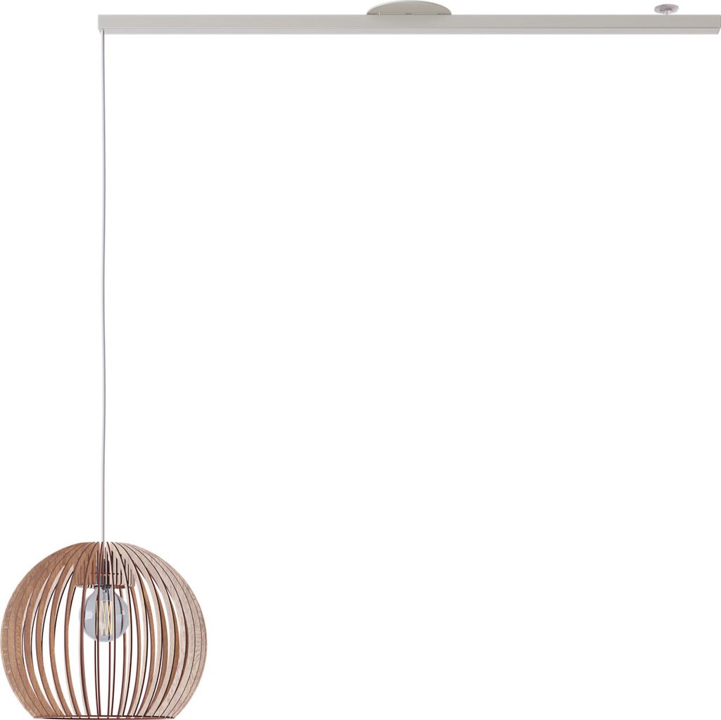 Lightswing® Single Mattweiß 90 cm - Für eine Hängelampe - Pendelleuchten Aufhängungsystem