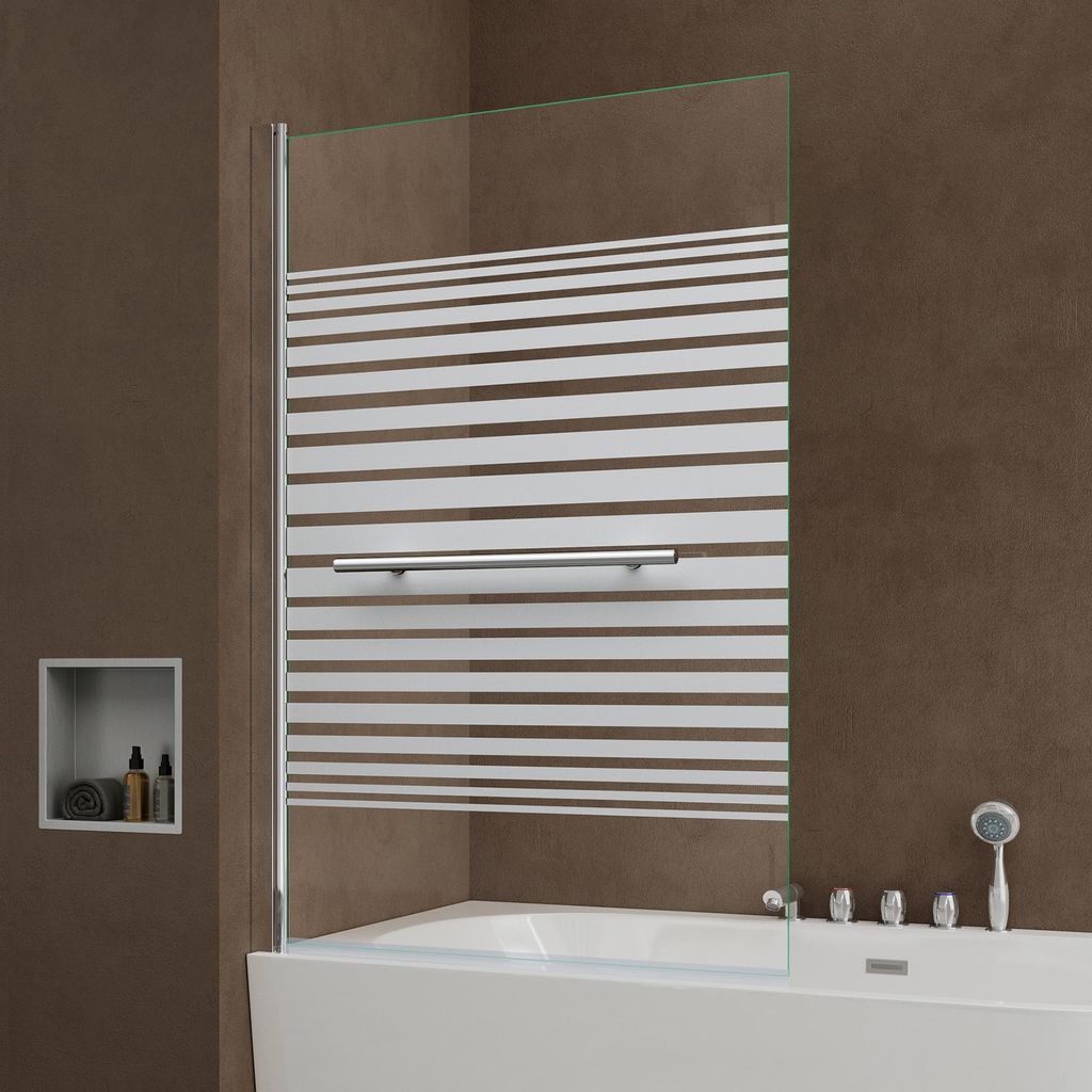 doporro Paroi de Baignoire 95 x 140 cm Pare Baignoire 1 Image du produit 