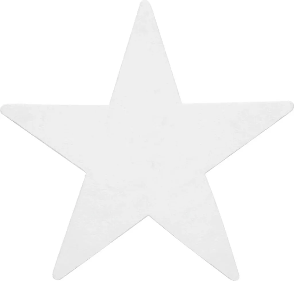 Étoile de Noël décorative blanche 58cm pour une ambiance d'hiver chic