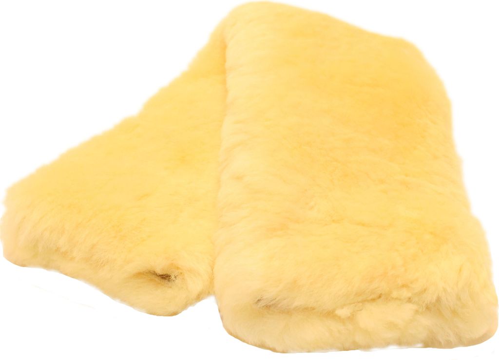 Engel Reitsport Lammfell Bauchgurtschoner (Bagu) 60x12cm Med./Natur