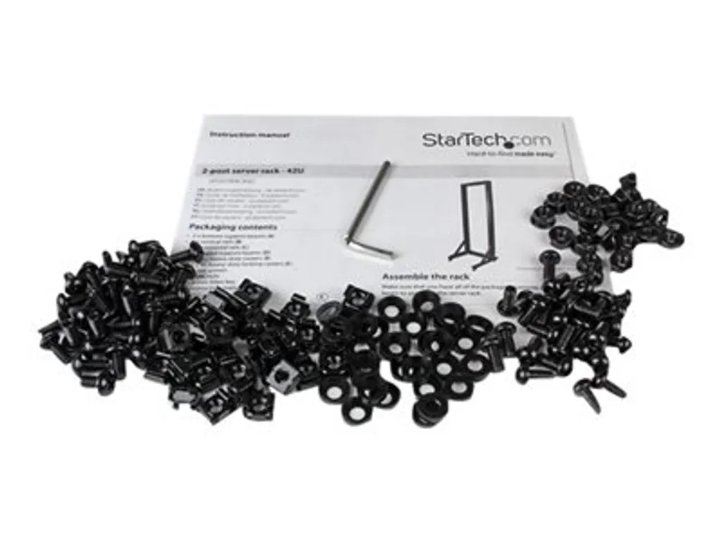 Baie de Brassage Ouverte 42U Noire à roulettes StarTech.com - rack réseau