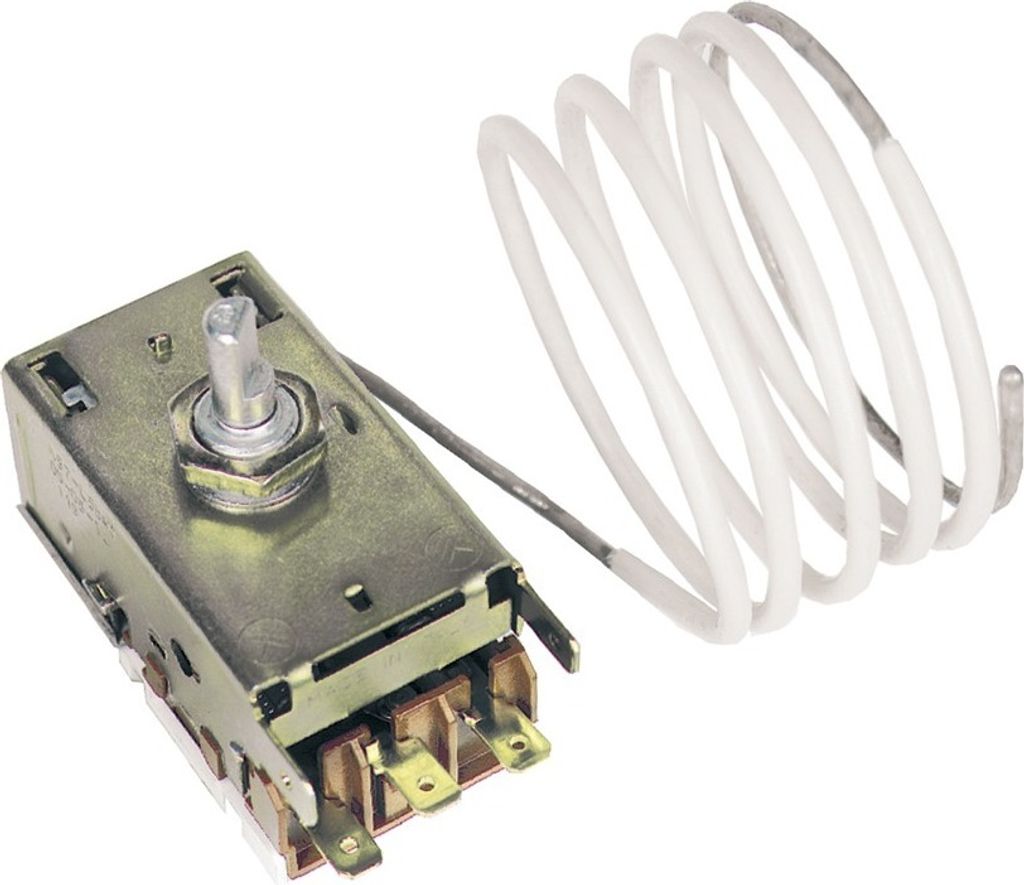 Thermostat Kühlthermostat Kühlschrank mit eingeschäumtem Verdampfer und automatischer Abtauung Ranco K57-L5840 950mm Kapillarrohr 3x4,8mm AMP ko...