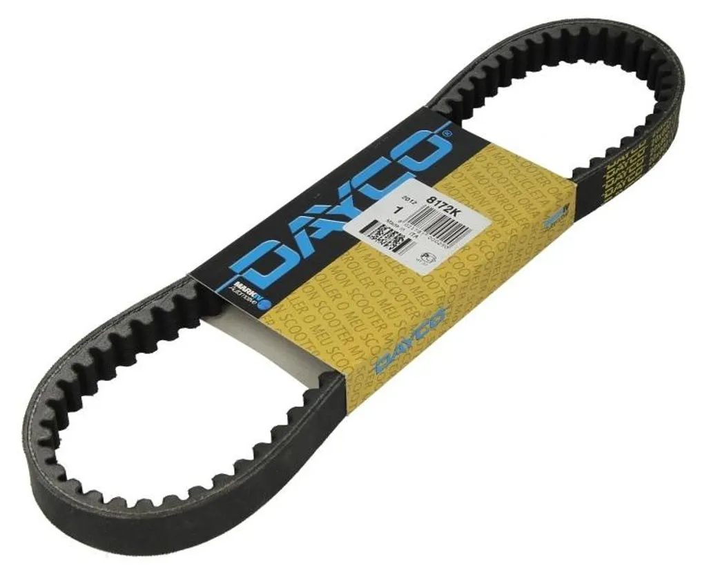Courroie moto renforcée 20x9,6x800 mm en polyamide pour variateur