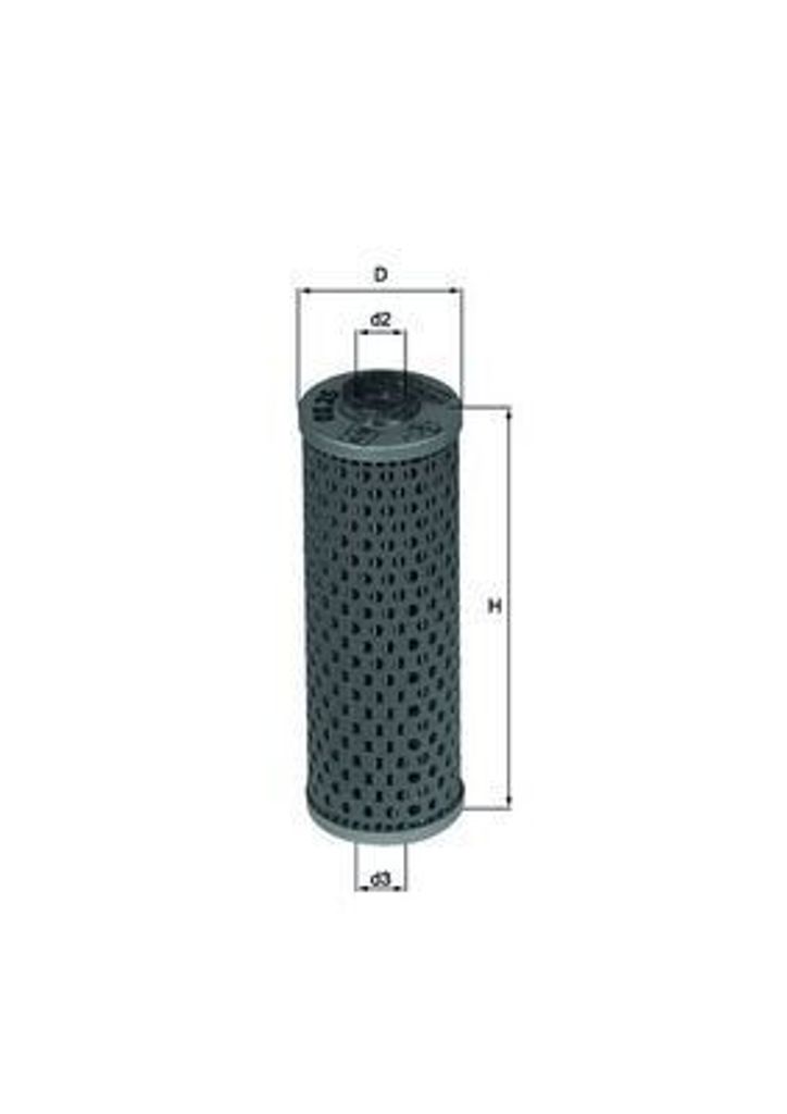 Ölfilter MAHLE OX 35 Filtereinsatz