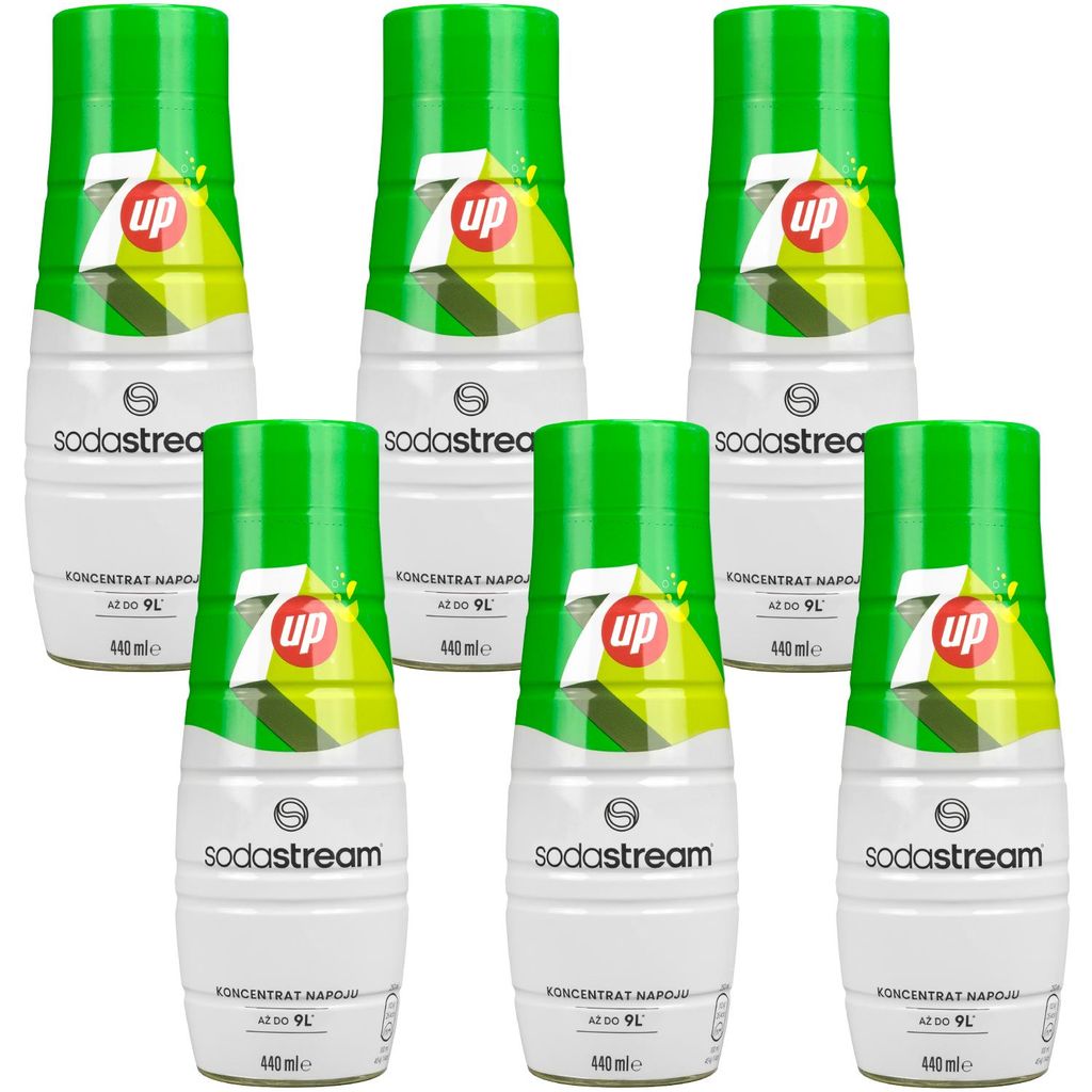 7UP Sirup für SodaStream 440ml 6er Pack Getränkesirup Produktbild 