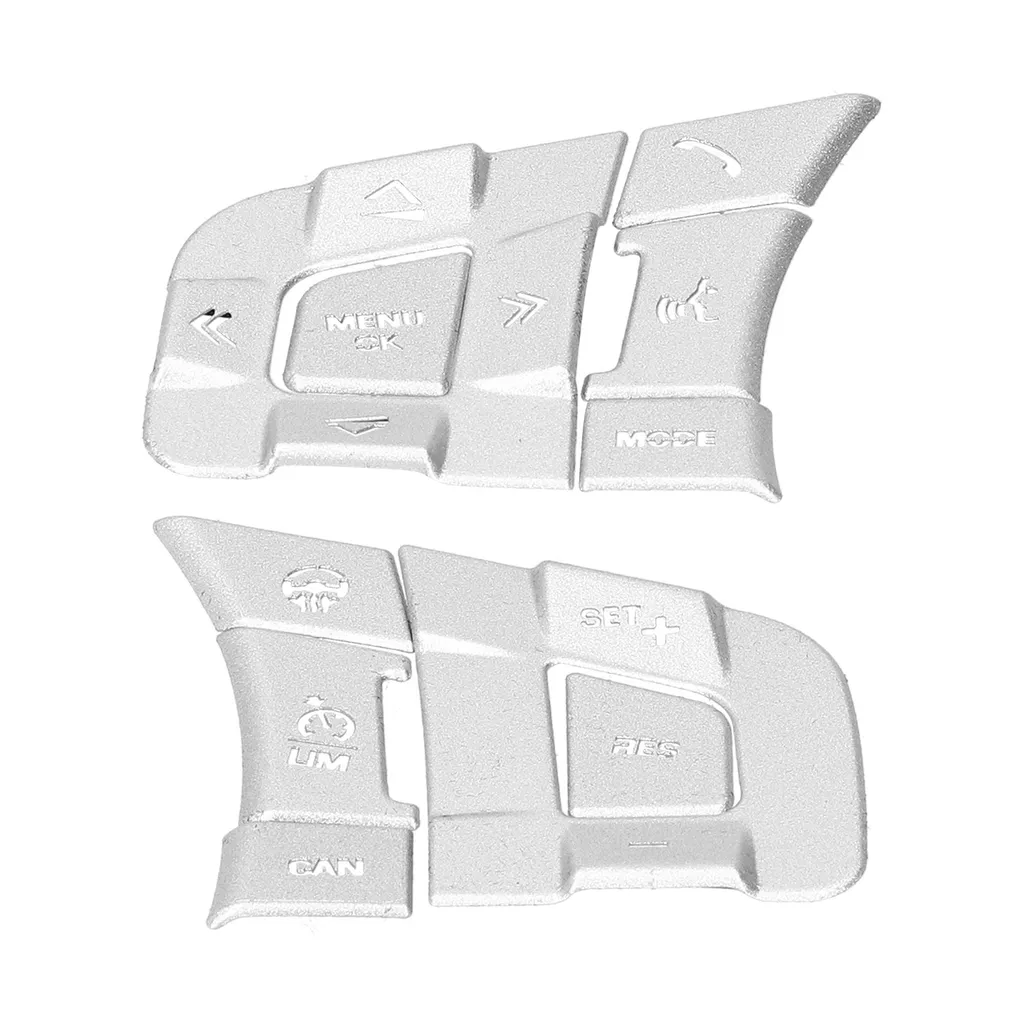 Garniture bouton de volant en fibre de carbone pour personnalisation auto
