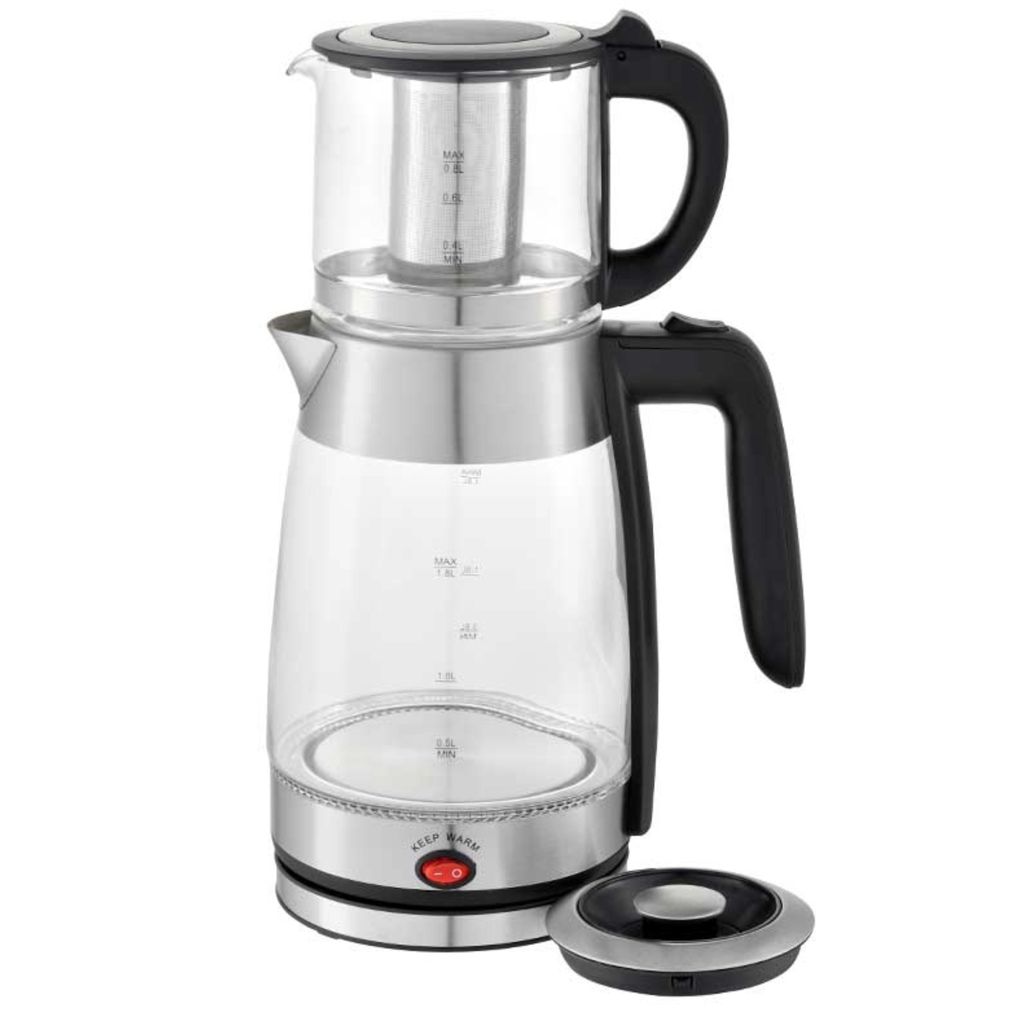 Bollitore per tè in vetro Schäfer 1,8/0,8 litri 2200W Immagine del prodotto 