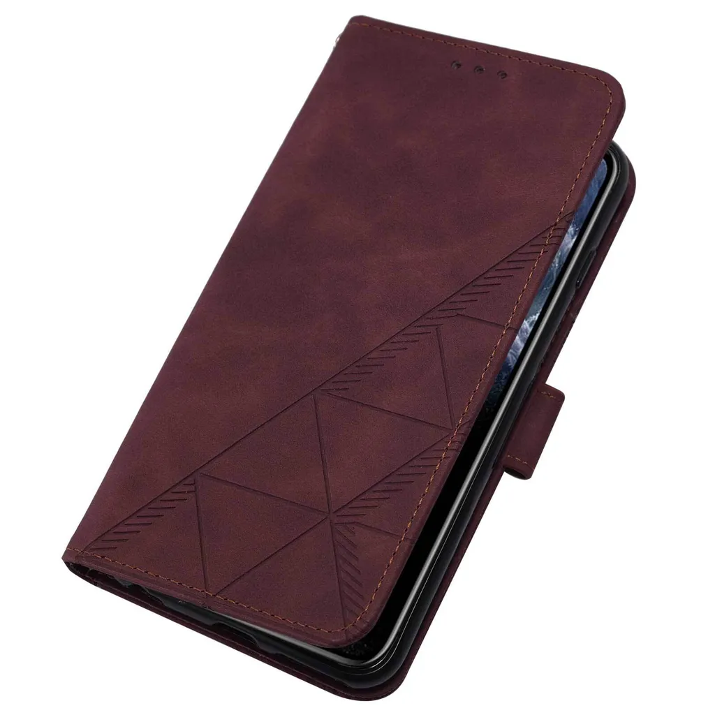 iPhone 11 Pro Max Case - Folio Flip Wallet Phone Case - Custodia multifunzione per telefono a portafoglio, in pelle premium, porta carte di credito, custodia antiurto con supporto a ribalta - NAIA