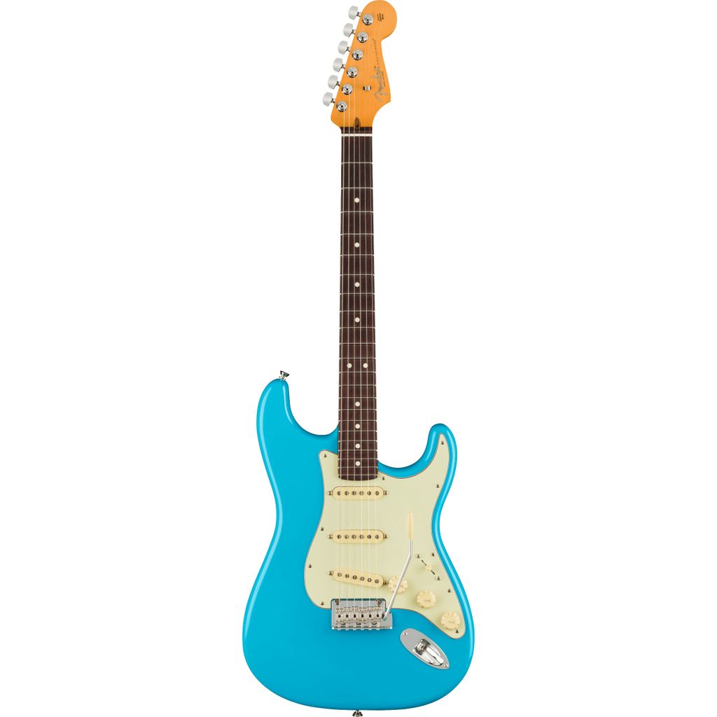 Fender American Professional II Stratocaster RW Miami Blue E-Gitarre