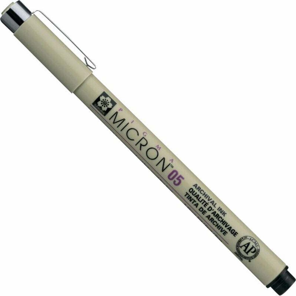 SAKURA Pigma Micron Fineliner 05 – Permanente Pigmentierte Tinte – Für Zeichnen, Sketchnotes & Archivierung