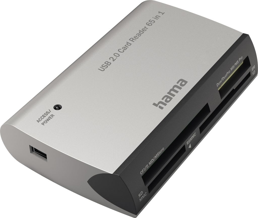 Lettore di schede Hama All in One 00200129 USB-A USB2.0 Immagine del prodotto 