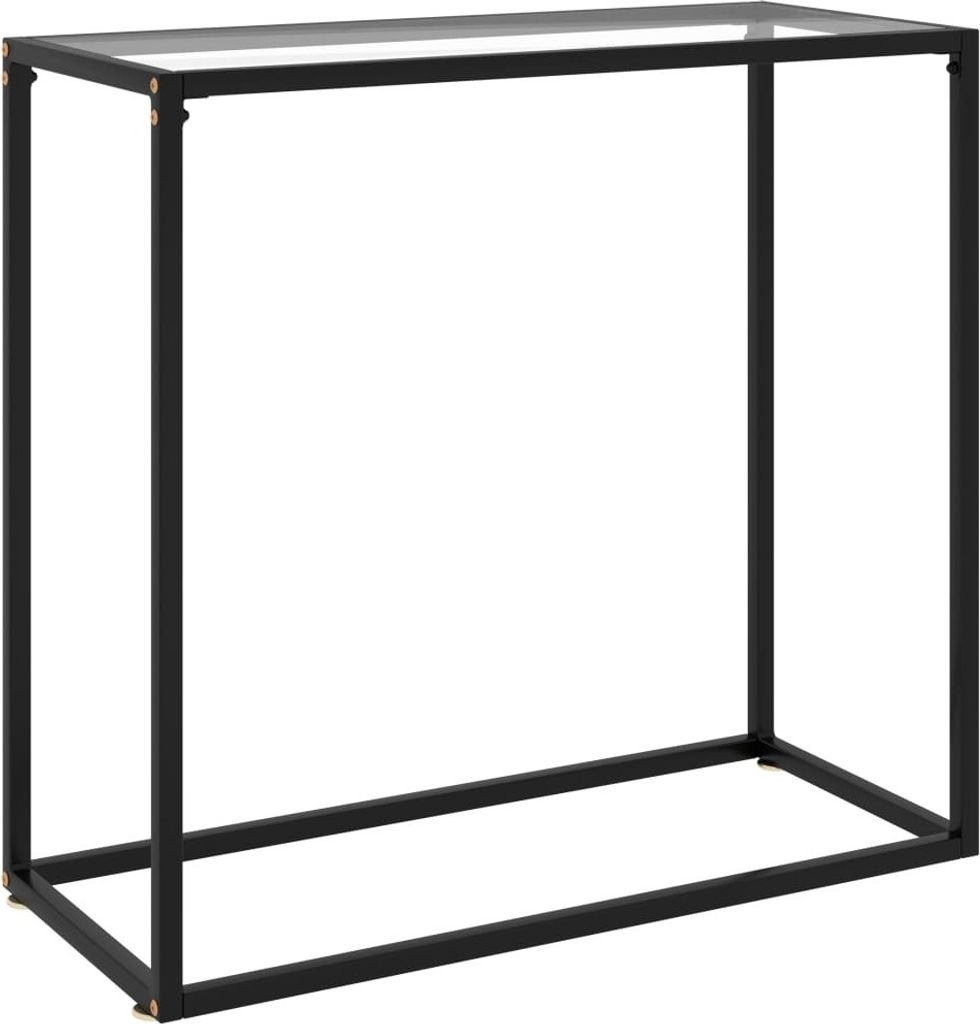 Konsolentisch Transparent 80x35x75 cm Hartglas