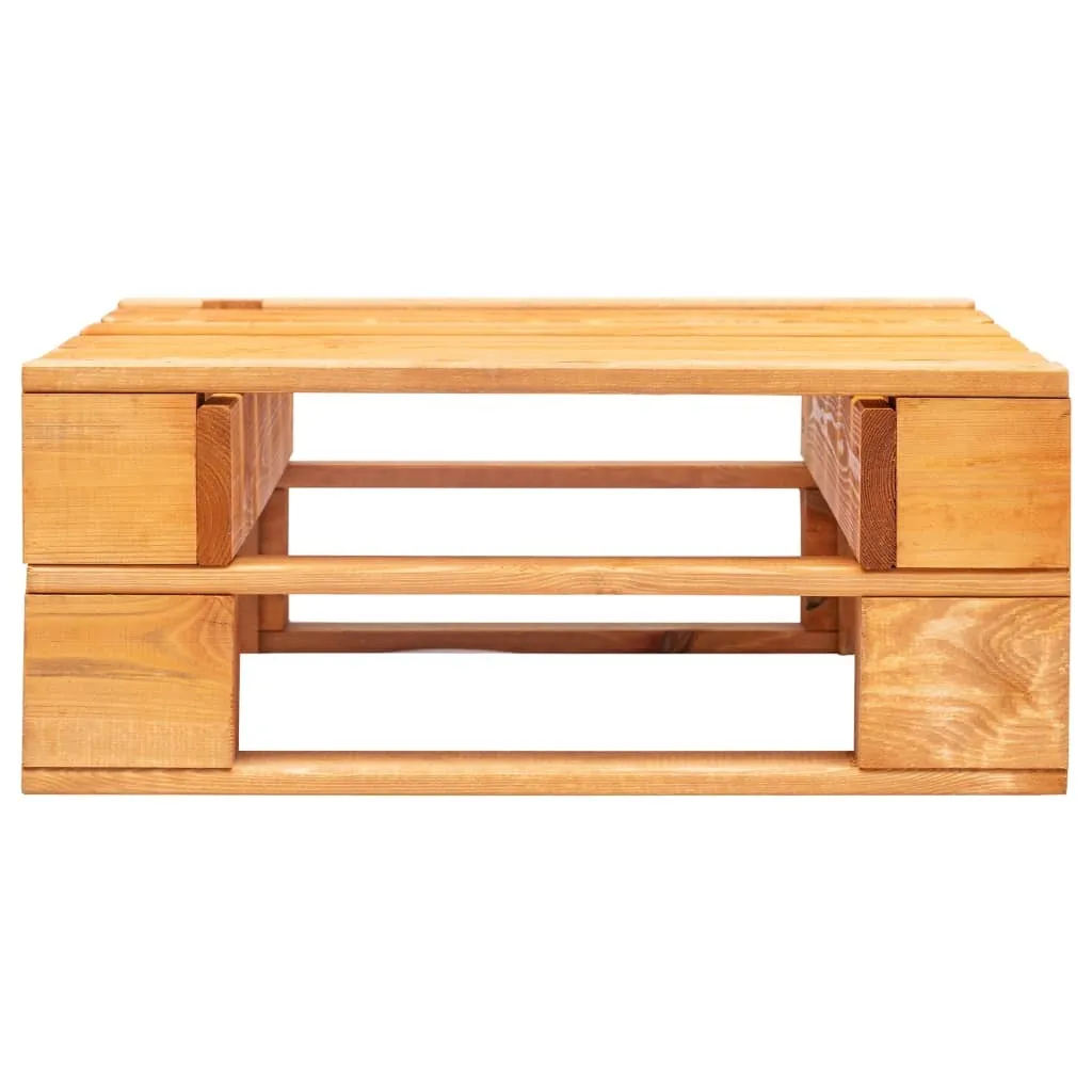 SYFAX™ Ottomana da Giardino Pallet in Legno ambra