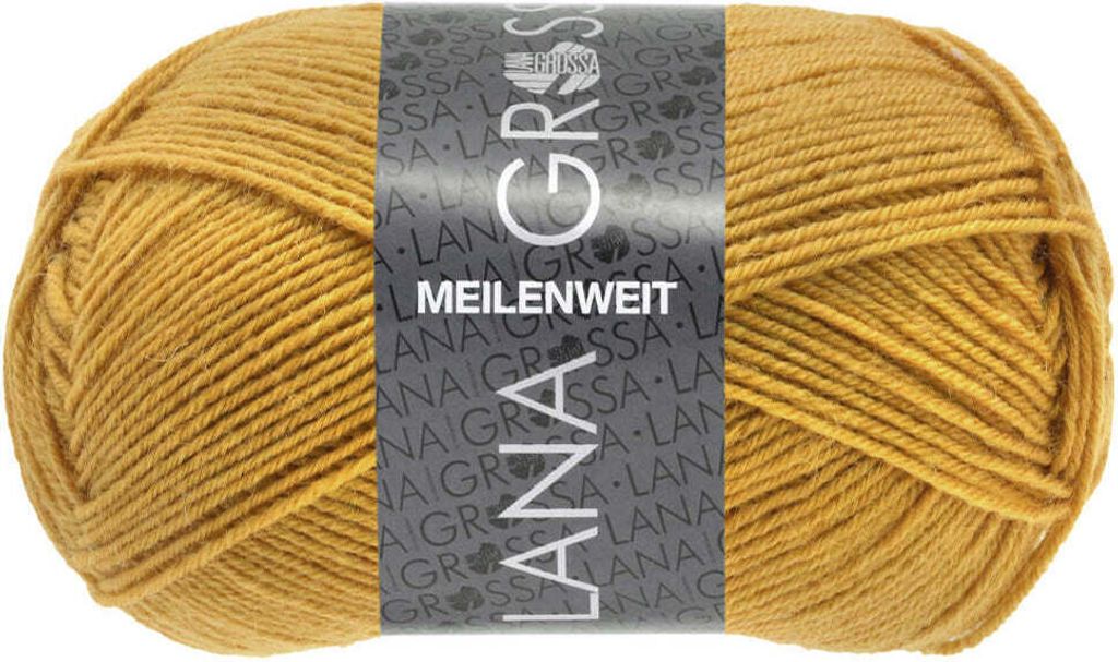 A ball of yarn with a label wrapped around it.