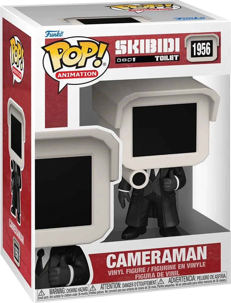 Figurine Cameraman Skibidi Toilet 9cm - Design détaillé en vinyle Pop