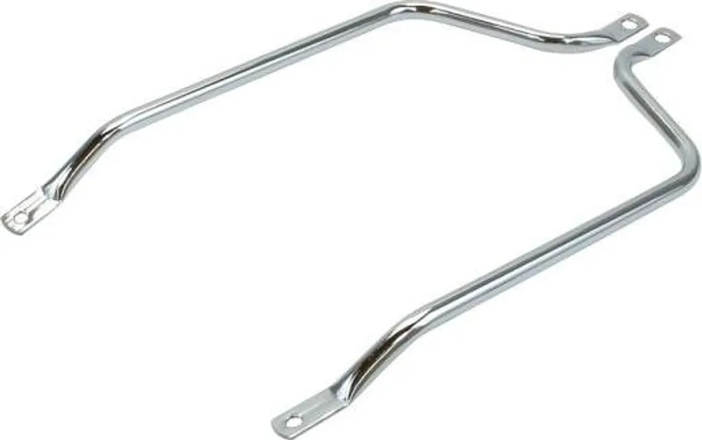 Support de Garde-boue Arrière Chromé MCB Compact : Fixation Renforcée