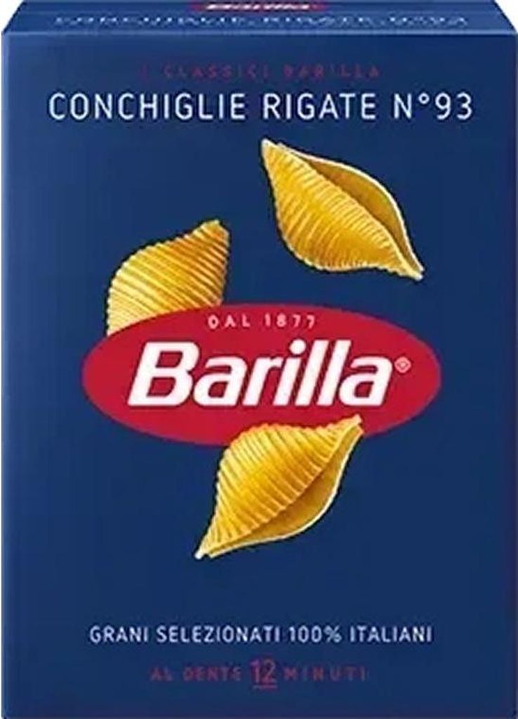 Conchiglie Rigate Schalennudeln n93 500g - Barilla Produktbild 