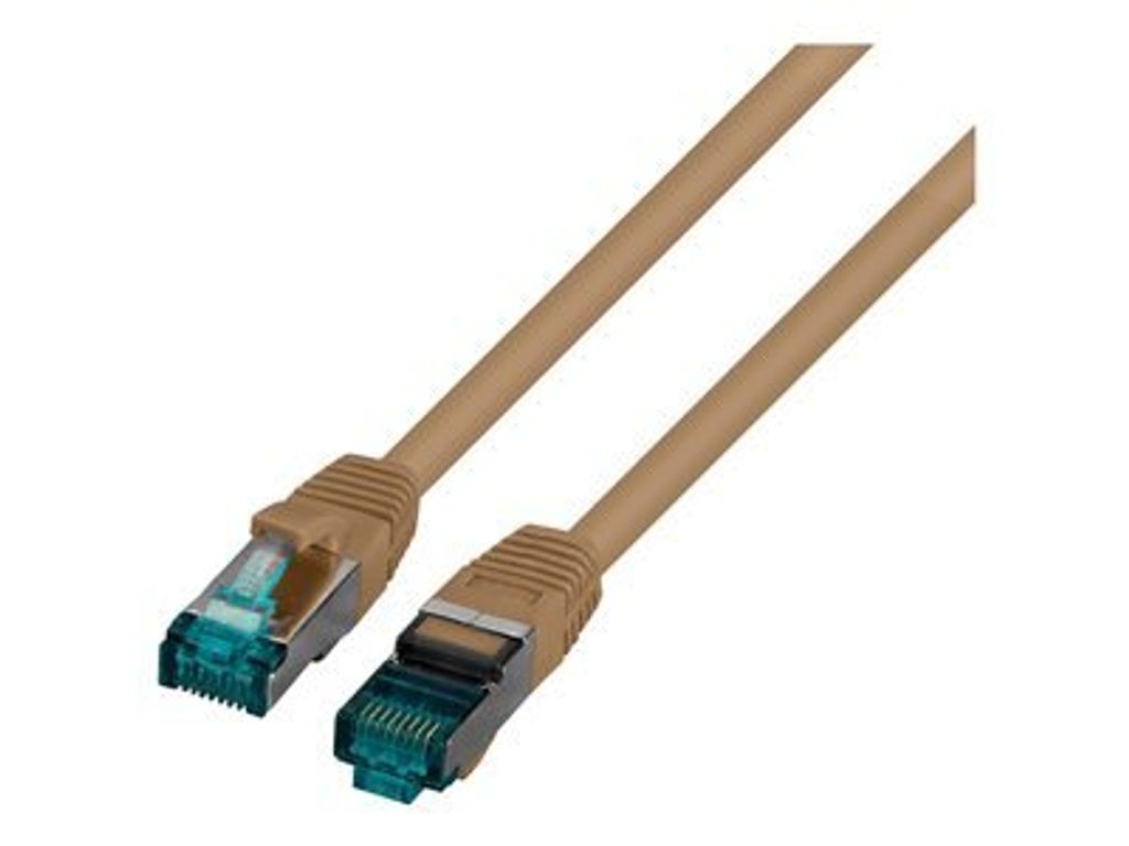 EFB-Elektronik RJ45 Patchkabel Cat.6A S/FTP LSZH braun 15m Hersteller: EFB Elektronik (MK6001.15BR)
