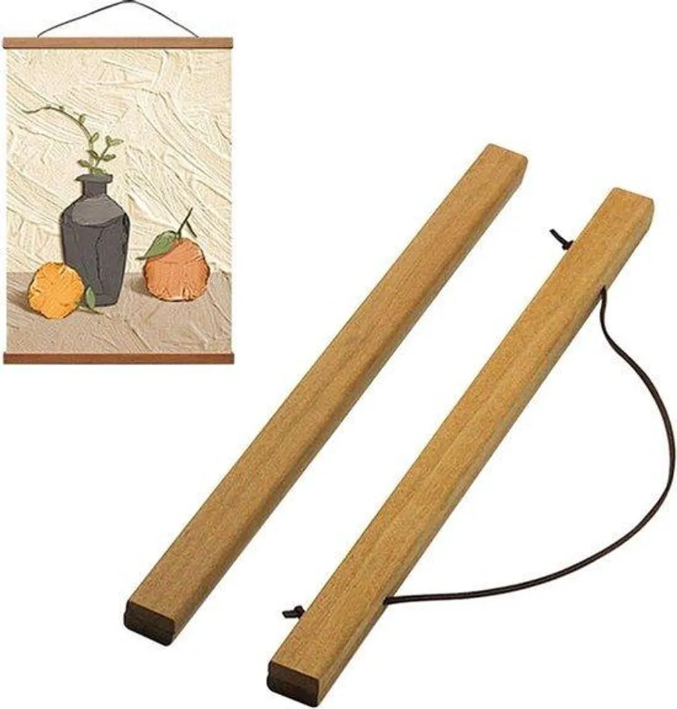 Porte-affiche suspendu décoratif pour toiles et décorations murales 50cm