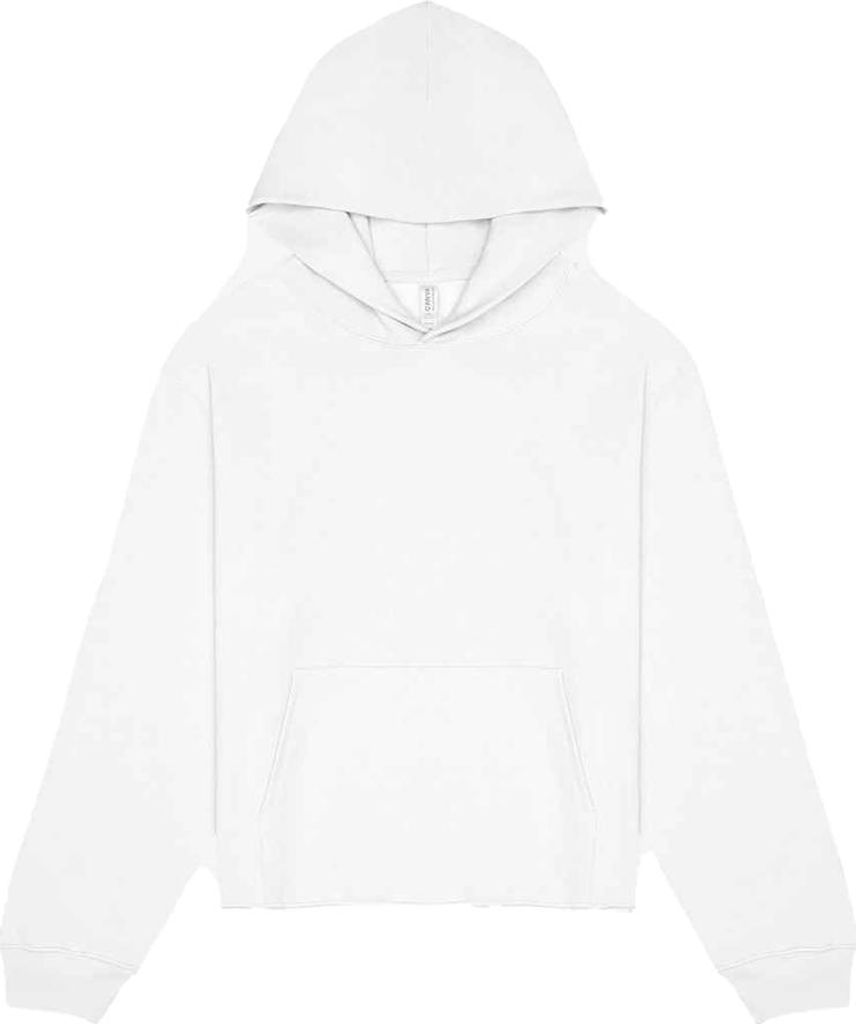 Bella + Canvas - Hoodie zum Überziehen für Damen PC7798 (L) (Weiß)