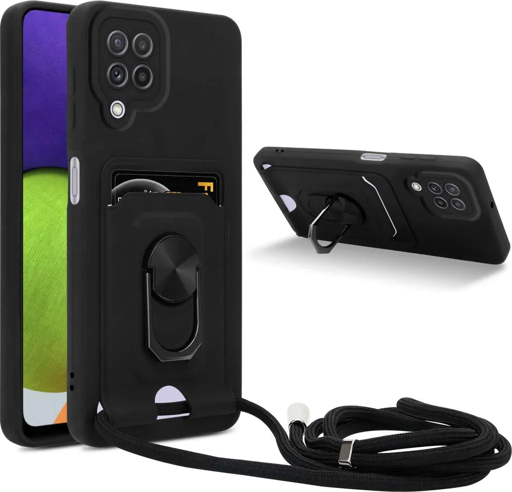 Custodia Samsung A22 4G M22 M32 Cadorabo con Collana e Stand