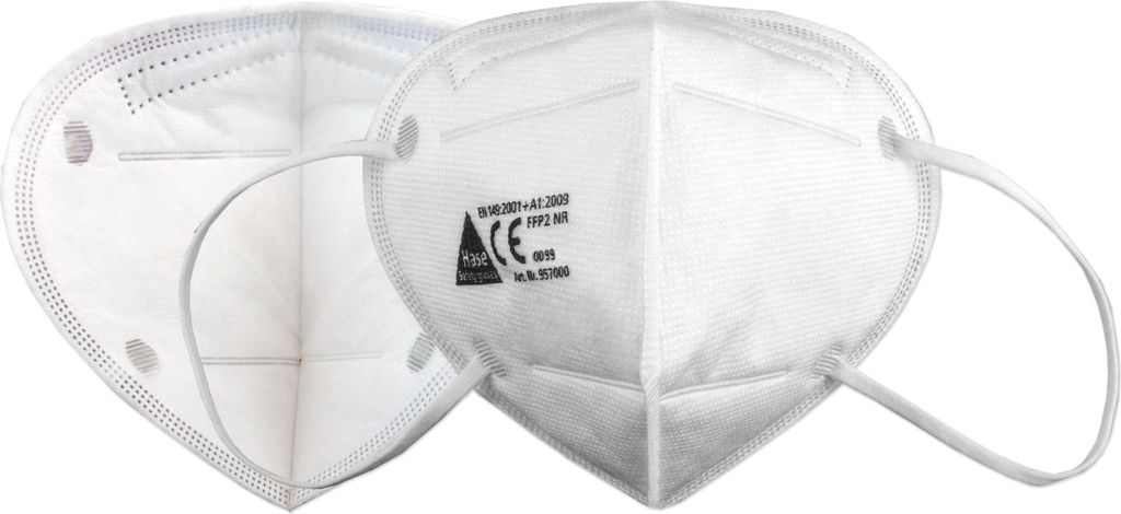 HASE SAFETY GLOVES 10er Set Atemschutzmasken FFP2 NR, Produktbild 