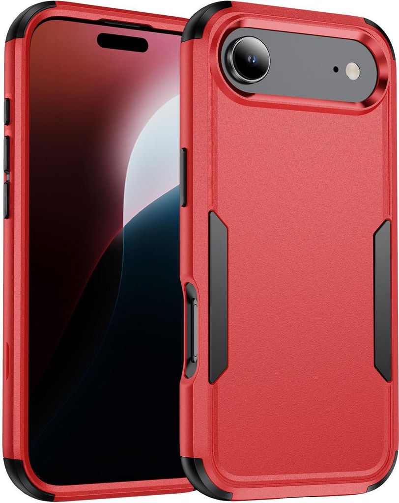 Mobigear Ultra Tough iPhone Air Hülle Hardcase Backcover Stoßfest - Rot