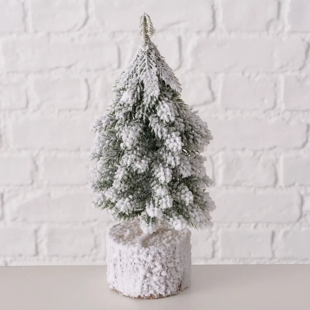Décoration de l'Avent Sapin Enneigé Senja 19cm pour Centre de Table - 3