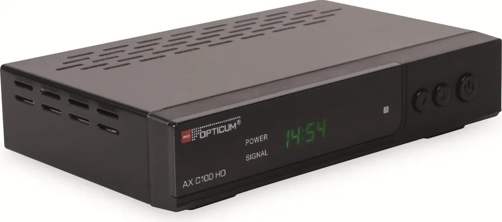 Opticum AX C 100 DVB-C Décodeur avec Lecteur USB et Sortie HDMI Noire - 23