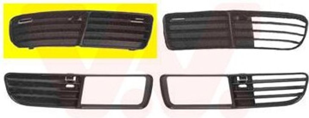 VAN WEZEL Lüftungsgitter Grill Stoßfänger für VW Polo Produktbild 