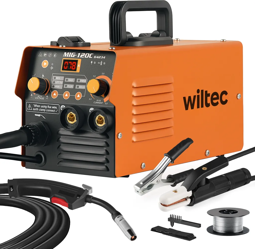 Saldatrice Inverter Digitale XPOtool 120A MIG/TIG/MMA Multifunzione