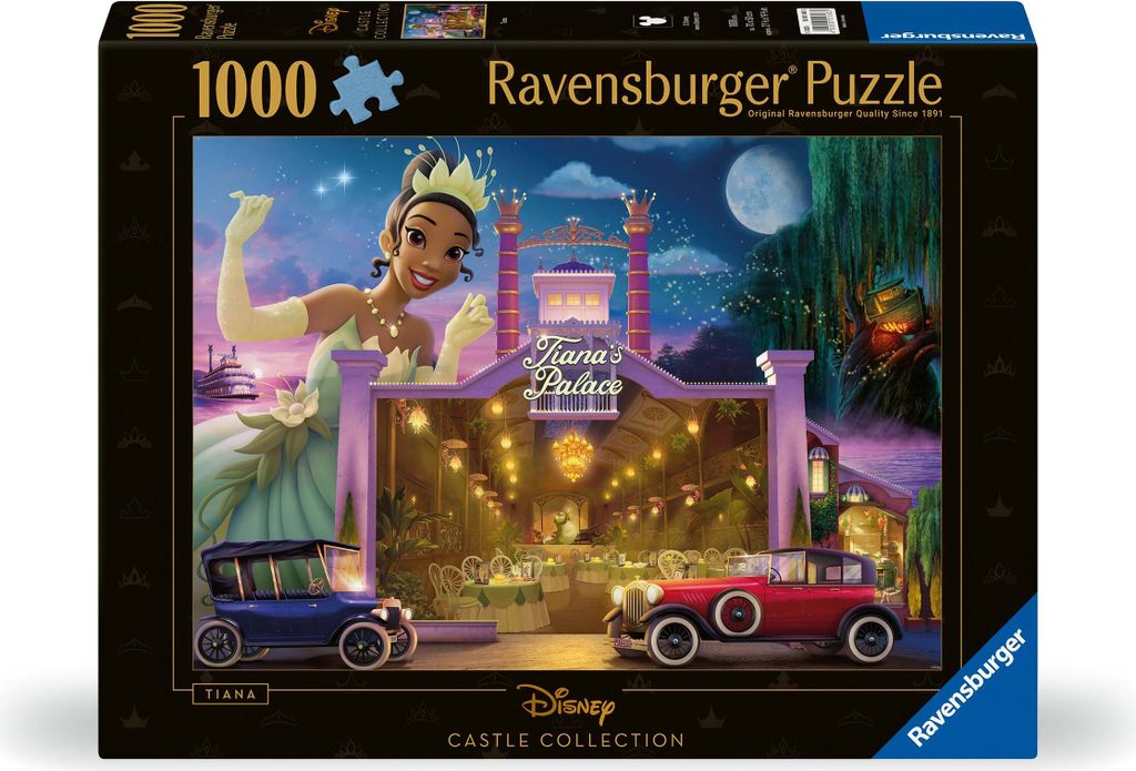 Ravensburger Puzzle 12001343 - Tiana - 1000 Teile Disney Castle Collection Puzzle für Erwachsene und Kinder ab 14 Jahren