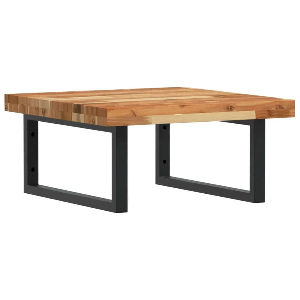 Top Bagno in Acacia Massiccia vidaXL: Eleganza Sospesa Acciaio