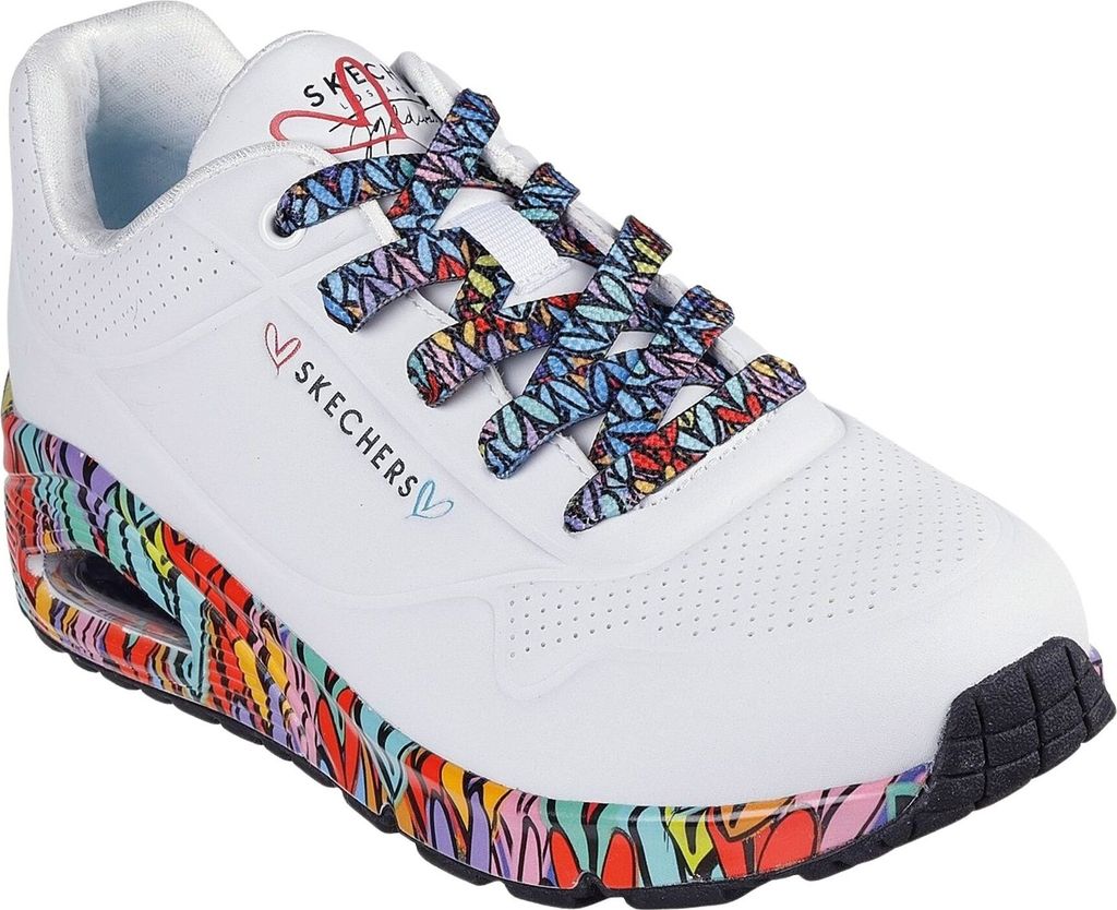 Skechers Damen Sport Casual UNO RAVAGED LOVE Sneakers Produktbild 