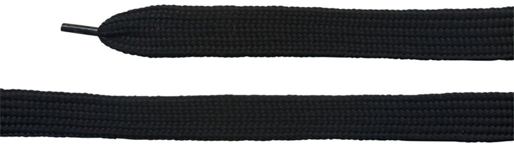 Schnürsenkel - schwarz - ca. 110 x 1 cm - Schuhband Produktbild 