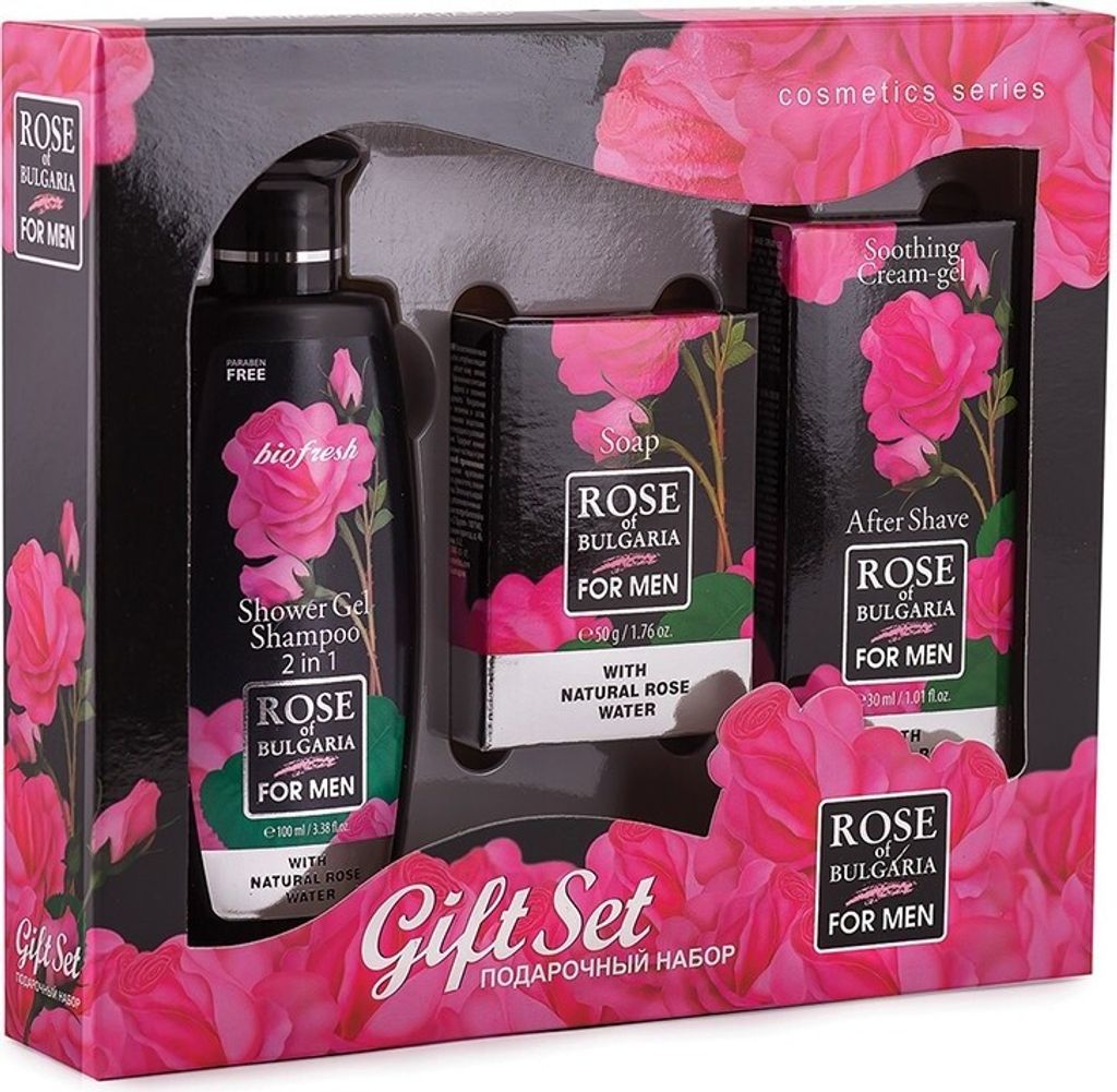 Biofresh - Geschenk Set (klein) Duschgel, Rosenseife, Produktbild 