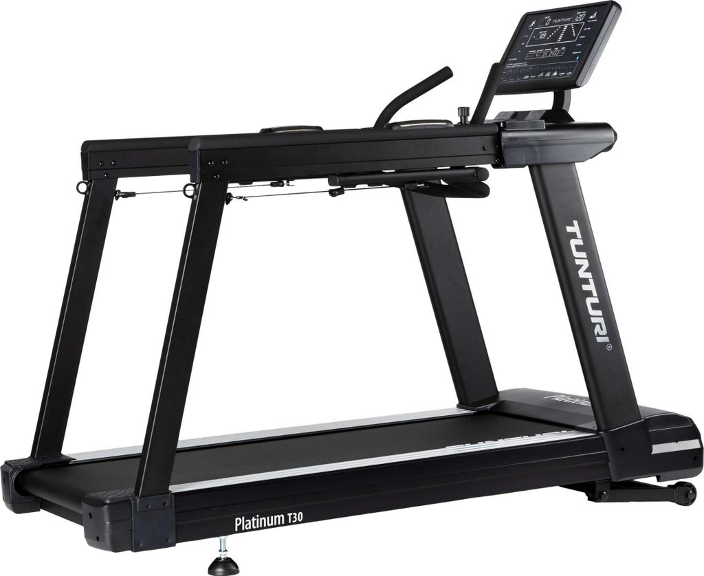 Tunturi Platinum Core Laufband - Hartlaufband Fur Zuhause mit 52 Trainingsprogrammen - 01, - 20 km/h - Bauchmuskeltrainer - Elektrisch - 3 Bedienun...