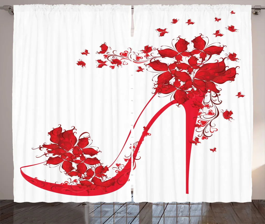 Rideaux Rustiques Prêts à Poser 280x225cm avec Boucles et Crochets