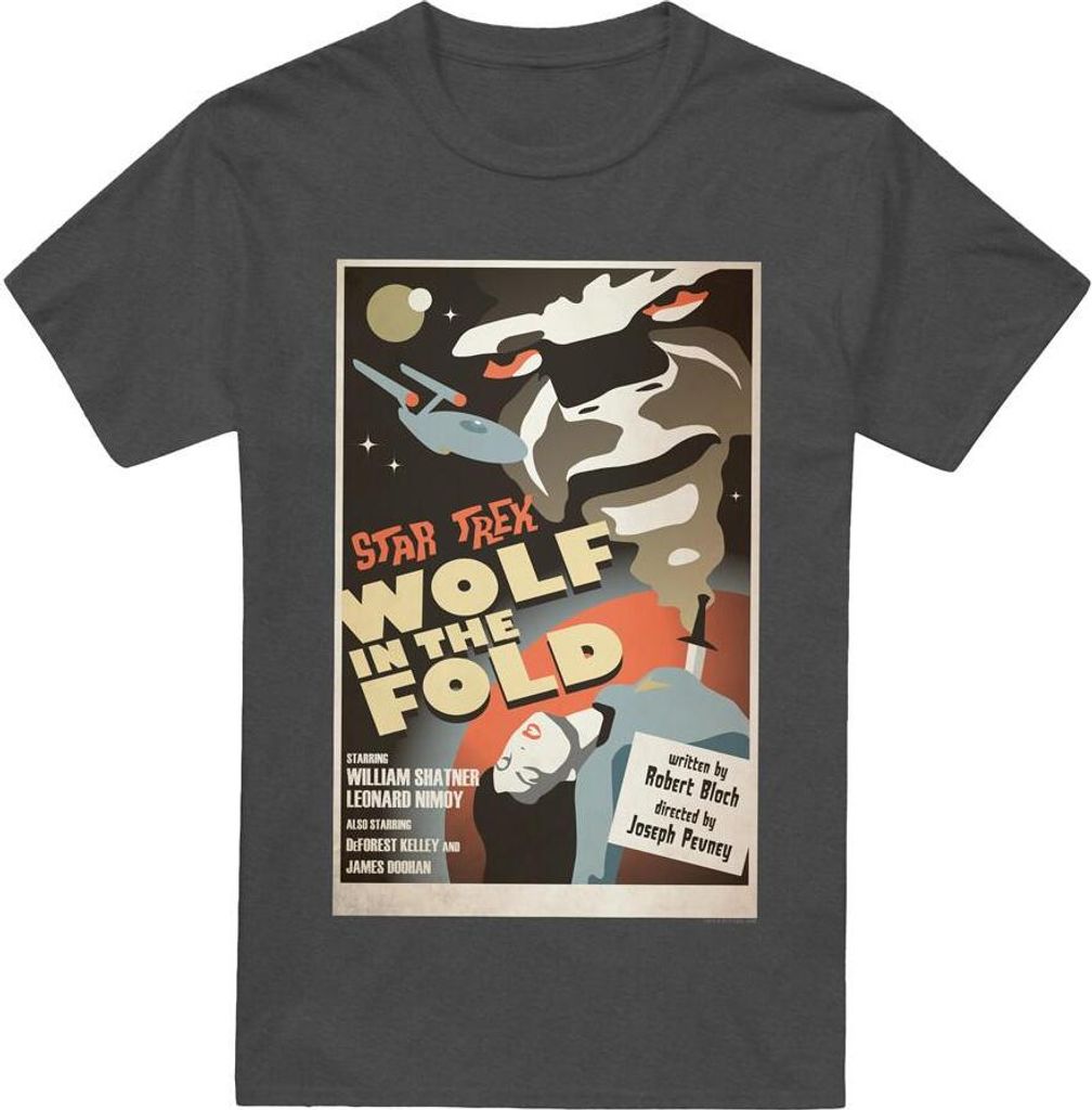 Star Trek - "The Original Series Episode 43" T-Shirt für Herren/Damen Uni TV17739 (XXL) (Holzkohle)