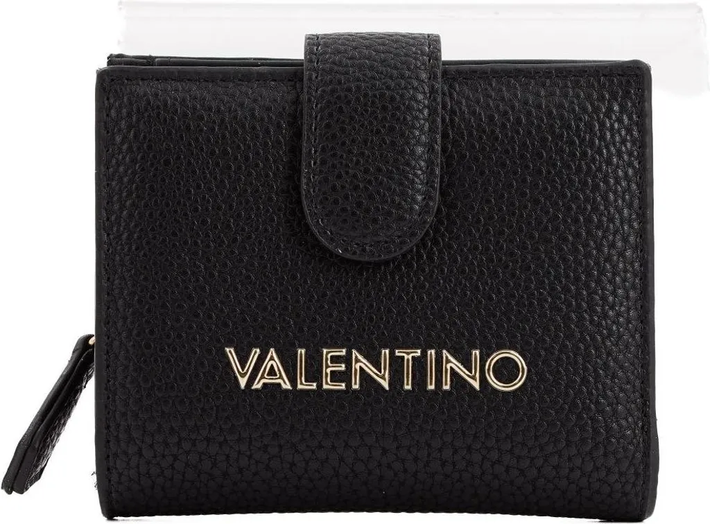 Valentino Bags Lady Noir Synthétique - Portefeuille Compact Sécurisé