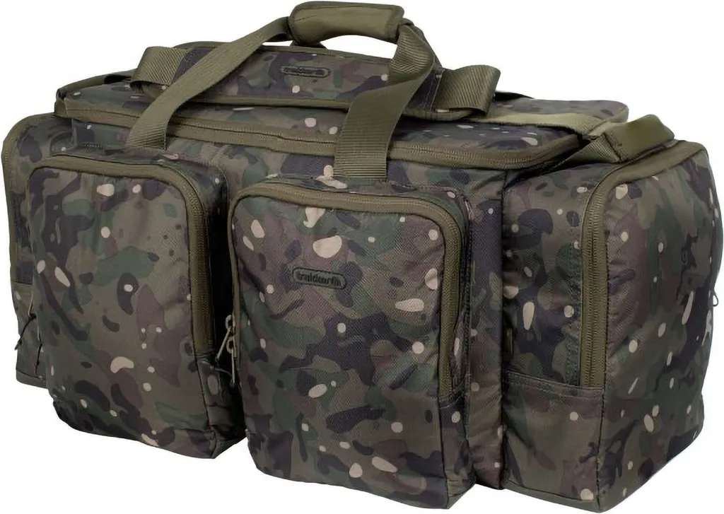 Sac de Pêche Large Trakker NXC Camo Pro pour Longues Sessions Carpe