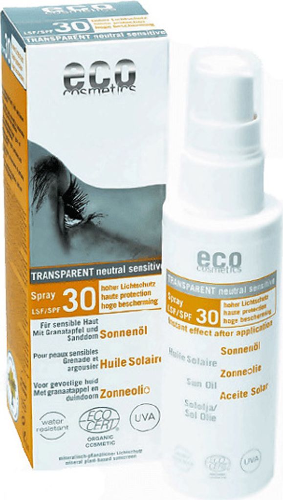 Eco cosmetics ECO Sonnenöl LSF 30 Hoher Lichtschutz wasserfest Bio 50ml